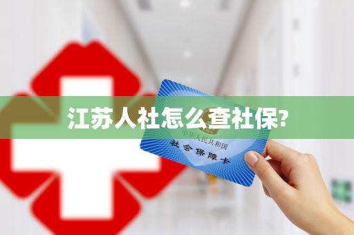 江苏人社怎么查社保?